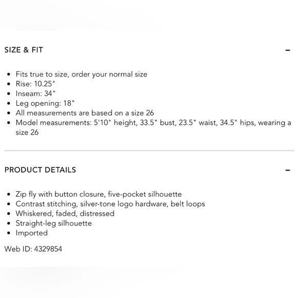 Frame Le Jane Distressed Jeans in Size 31 - New With Tags - high rise/straight - Picture 14 of 14